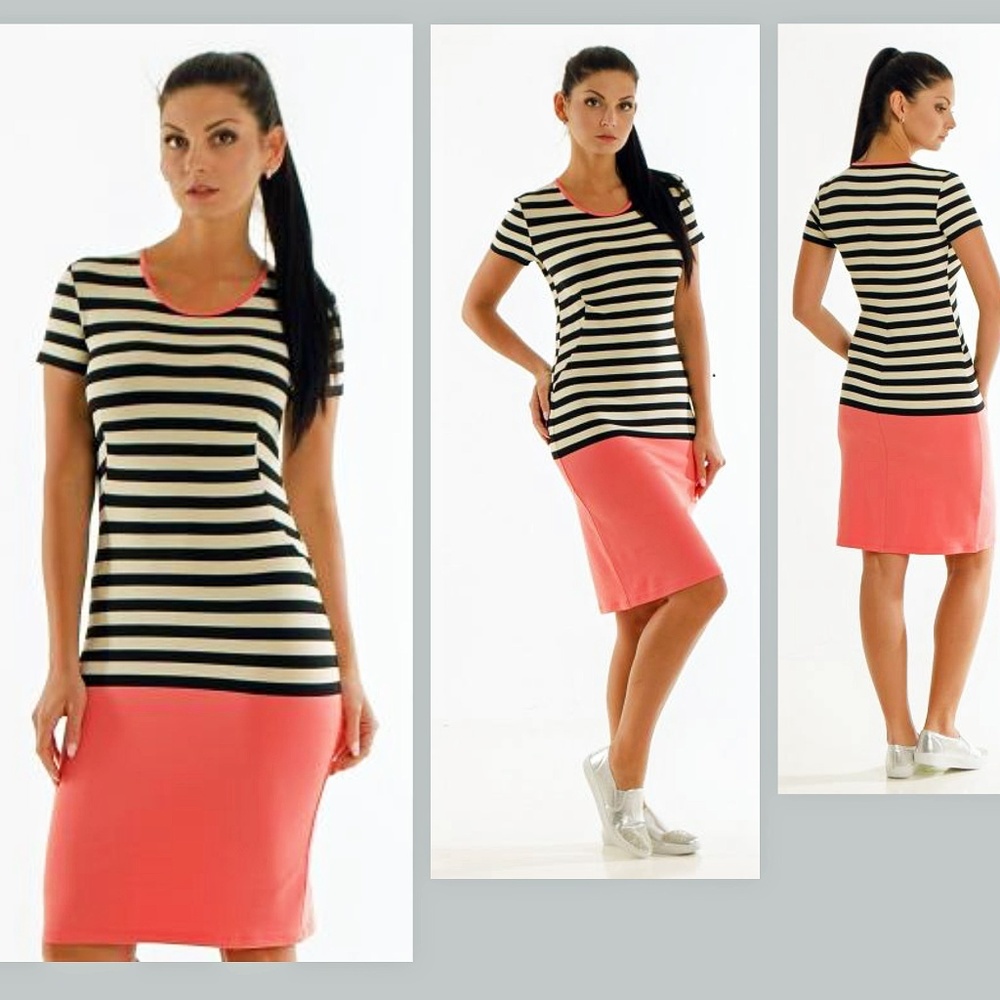 SUMMER DRESS STRIPED STRETCH MADE IN EUROPE
